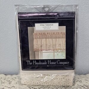 Handmade Home Company One Valance‎ Verona 100% Cotton 1995